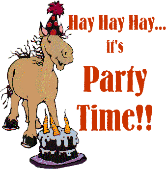 Birthday Horse   cartoon