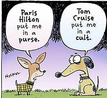 Tinkerbell Paris Hilton   Dog Tom Cruise