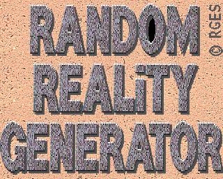 Random Reality Generator   Text Background © RGES