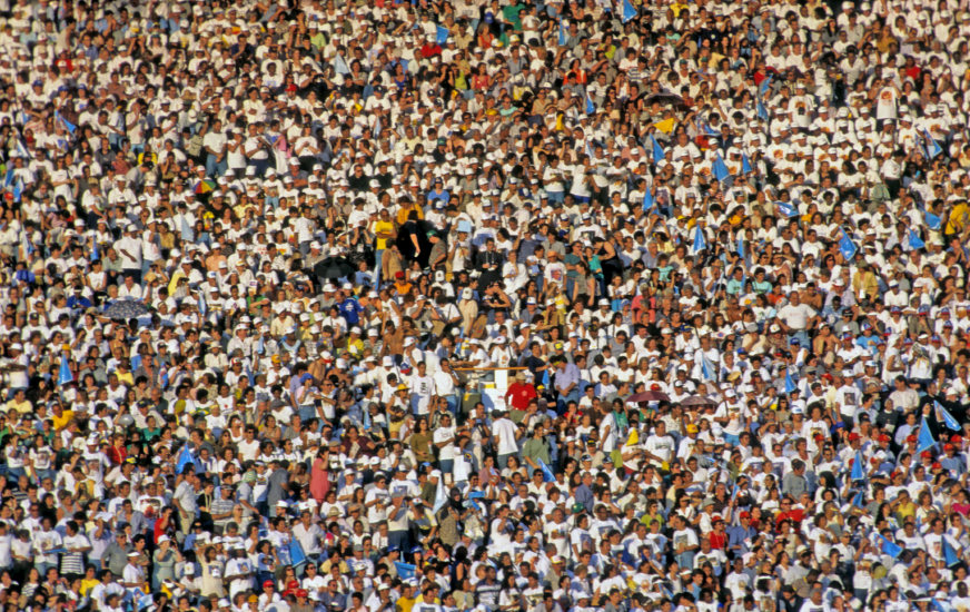 overpopulated crowd of people 1