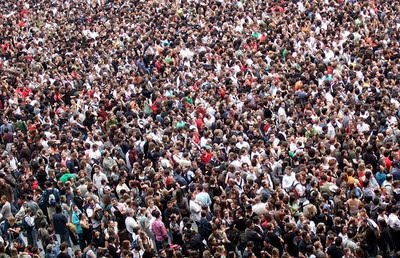 overpopulated crowd of people 2
