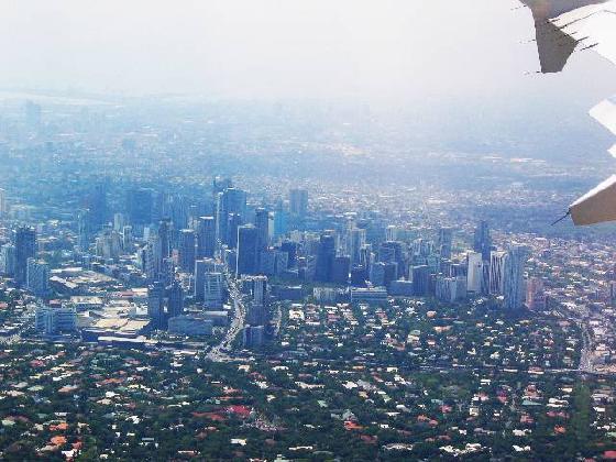 philippines overpopulation aerial